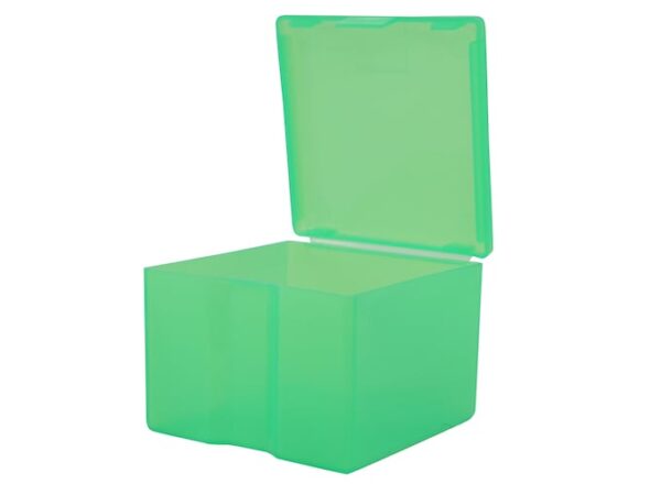 MTM Cast Bullet Box Plastic Clear Green Pack of 2 For Sale