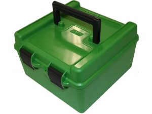 MTM Deluxe Flip-Top Ammo Box with Handle 7mm Winchester Short Magnum (WSM) to 470 Capstick 100-Round Plastic For Sale