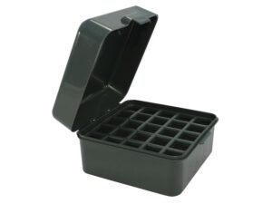 MTM Dual Gauge Flip-Top Shotshell Box 12 or 20 Gauge 2-3/4" and 3" 25-Round Plastic For Sale