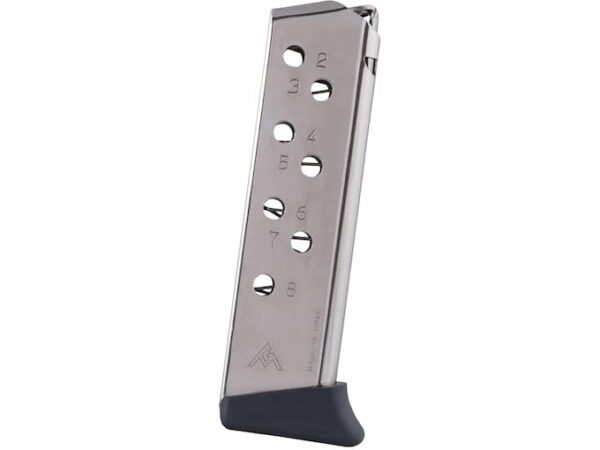Mec-Gar Magazine Walther PP 32 ACP 8-Round with Finger Rest Floor Plate Steel Nickel For Sale