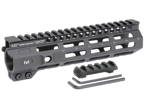 Midwest Industries Combat Rail Free Float M-LOK Handguard AR-15 Aluminum Black For Sale