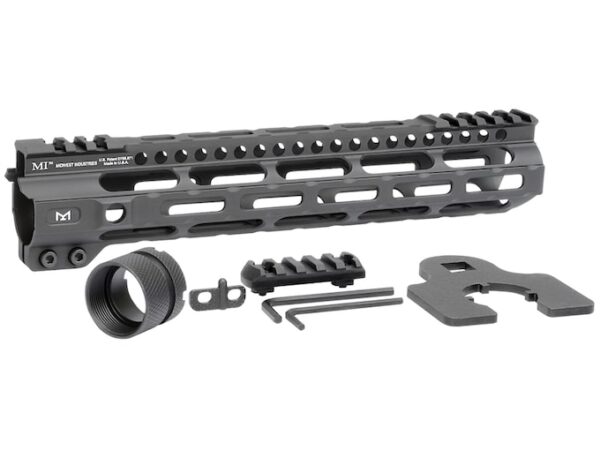 Midwest Industries Combat Rail Light Weight Free Float M-LOK Handguard AR-15 Aluminum Black For Sale