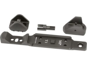 Midwest Industries H5 Ghost Ring Sight Set with Aimpoint Micro Mount Henry 45-70 Dovetail with Aluminum Black For Sale