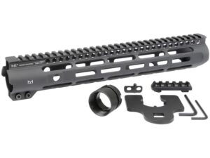 Midwest Industries Slim Line Free Float M-LOK Handguard AR-15 Aluminum Black For Sale