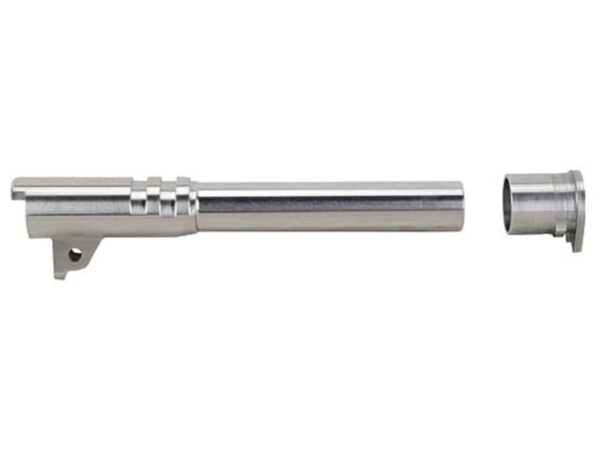 Nighthawk Custom Match Grade Barrel with Bushing 1911 Government 45 ACP 1 in 16" Twist 5" Stainless Steel For Sale