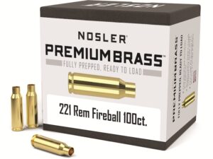 Nosler Custom Brass 221 Remington Fireball Box of 100 For Sale