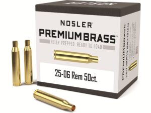 Nosler Custom Brass 25-06 Remington Box of 50 For Sale