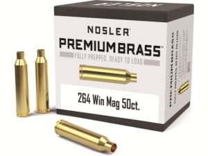 Nosler Custom Brass 264 Winchester Magnum Box of 50 For Sale
