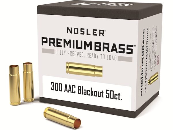 Nosler Brass 300 AAC Blackout Bag of 250 For Sale