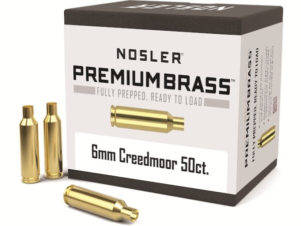Nosler Custom Brass 6mm Creedmoor Box of 50 For Sale