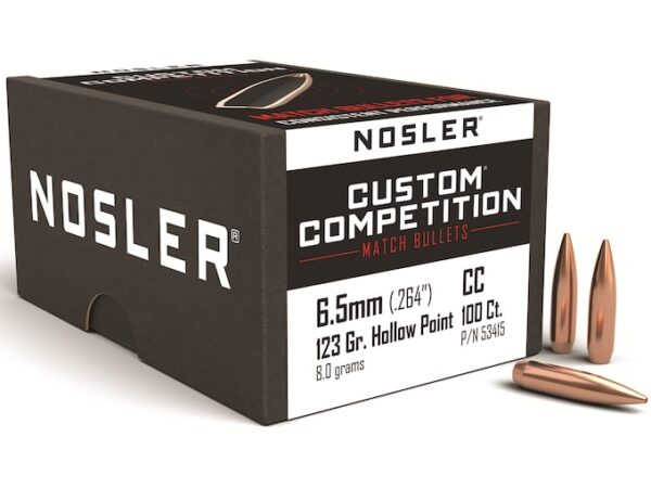 Nosler Custom Competition Bullets 264 Caliber