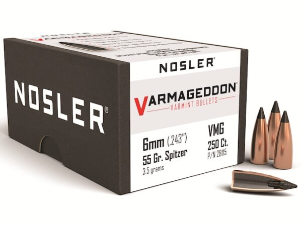 Nosler Varmageddon Bullets 243 Caliber