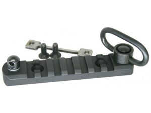 PRI Picatinny Rail 4" Length with QD Sling Swivel for Gen III Free Float Handguard Aluminum Matte For Sale