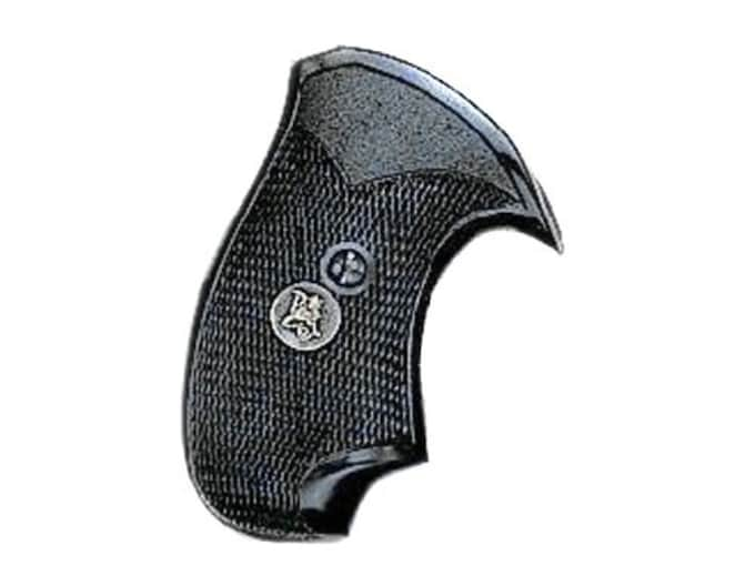 Pachmayr Compac Grips Colt Agent Cobra Detective Special Diamondback Post 1971 Rubber Black 3105