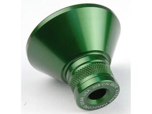 Precision Hardcore Gear Powder Funnel 308 Caliber Machined Aluminum Green- Blemished For Sale