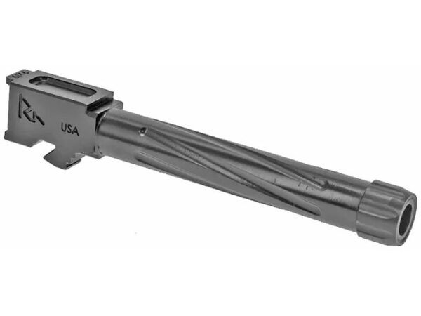 Rival Arms Barrel V1 Glock 17 Gen 5 9mm Luger Spiral Fluted 1/2"-28 Thread Stainless Steel For Sale