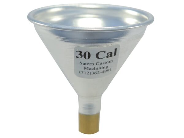 Satern Powder Funnel 30 Caliber Aluminum and Brass For Sale