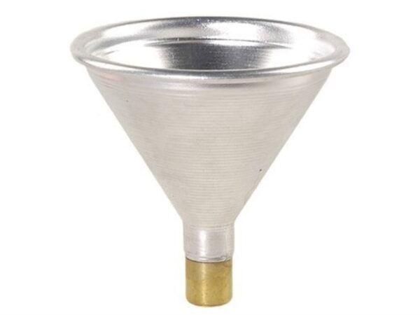Satern Powder Funnel 375 Caliber Aluminum and Brass For Sale