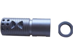 Smith Enterprise Muzzle Brake 338 Caliber 5/8"-24 Thread Steel Nitride For Sale