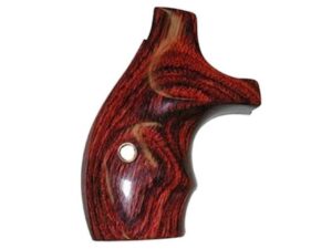 Smith & Wesson Factory Grips Boot-Style with 2 Finger Grooves S&W J-Frame Round Butt Rosewood For Sale