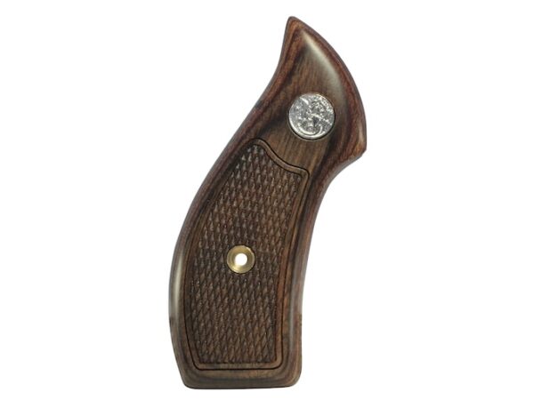 Smith & Wesson Factory Grips S&W J-Frame Round Butt Checkered Dymondwood For Sale