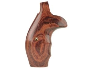 Smith & Wesson Factory Grips with Finger Grooves S&W N-Frame Round Butt Rosewood For Sale