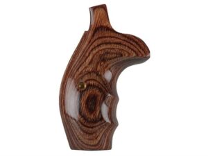Smith & Wesson Factory Grips with Finger Grooves S&W N-Frame Round Butt Walnut For Sale