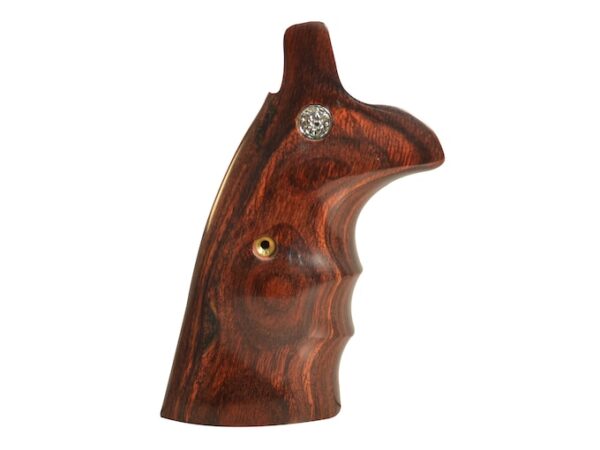 Smith & Wesson Factory Grips with Finger Grooves S&W N-Frame Square Butt Rosewood For Sale