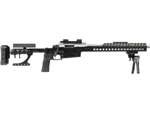 Spuhr SICS Ideal Chassis System Tikka T3 Short Action Right Hand 16" ARCA Handguard Aluminum Black For Sale