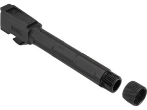 Strike Industries Barrel Glock 19 9mm Luger 1/2"-28 Thread Stainless Steel Black For Sale