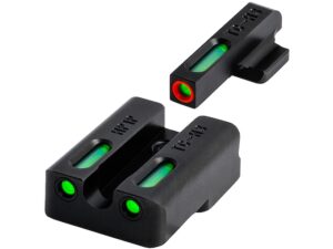 TRUGLO TFX Pro Sight Set Sig Sauer P365 Tritium Fiber Optic Green with Orange Front Dot Outline For Sale