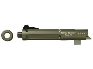 Tactical Solutions Trail-Lite Barrel Browning Buck Mark 22 Long Rifle 1 in 16" Twist 5-1/2" Fluted Aluminum 1/2"-28 Threaded Muzzle For Sale