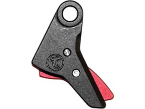 Timney Enhanced Feel Trigger Shoe Glock Gen 5 Black with Red Safety For Sale