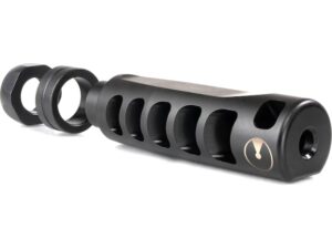Ultradyne Apollo S Compensator Muzzle Brake with Timing Nut 5.56mm 1/2"-28 Thread Stainless Steel Nitride For Sale