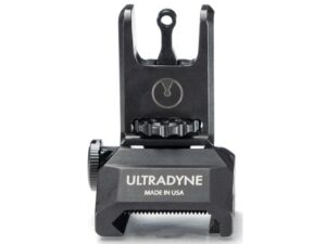 Ultradyne C2 Flip-Up Aperture Front Sight AR-15 Aluminum Black For Sale