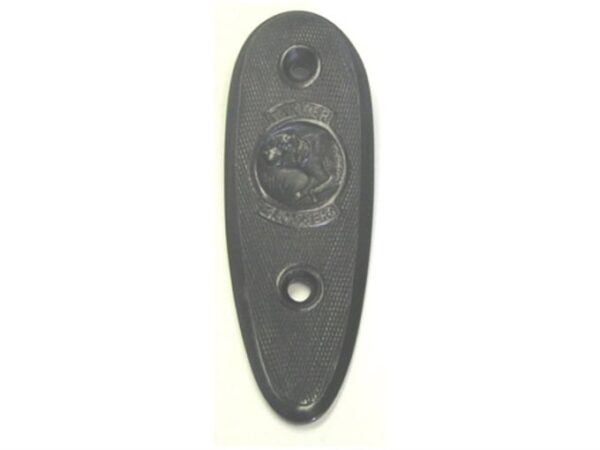 Vintage Gun Buttplate Parker Early-Style Large Polymer Black For Sale