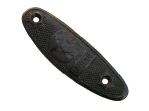 Vintage Gun Buttplate Unique Small Polymer Black For Sale