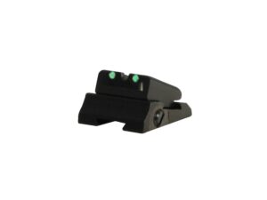 Williams Fire Sight Rear Sight Slide and Blade Replacement 1/4" Aluminum Black Fiber Optic Green For Sale