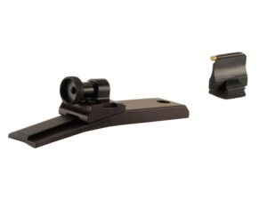 Williams WGRS-RU22 Guide Receiver Peep Sight Set Ruger 10/22 with Front Sight 570M 1/16" Gold Bead Aluminum Black For Sale