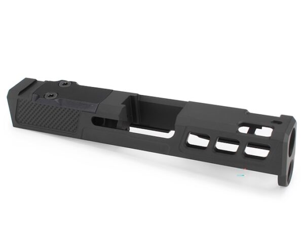 Zaffiri Precision ZPS.P Slide Glock 43 RMSc Cut Stainless Steel Black For Sale