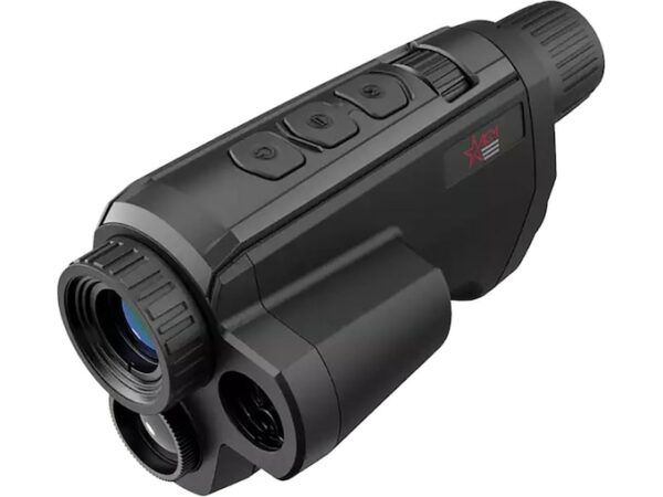 AGM Fuzion Thermal Monocular 2.5x Adjustable Objective Focus 384×288 Resolution With Laser Rangefinder Matte For Sale
