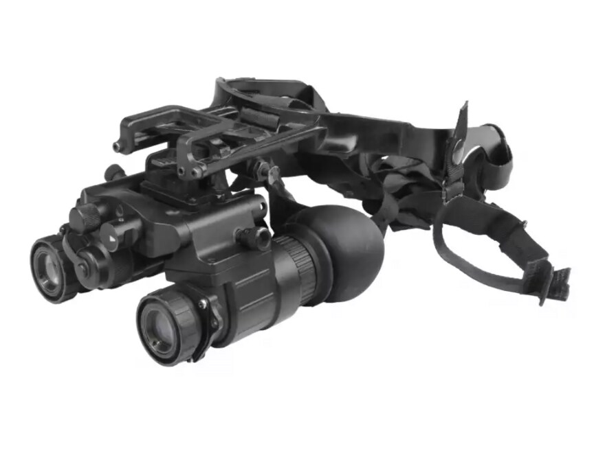 AGM NVG-50 NL2 Dual Tube Night Vision Goggles/Binoculars Generation 2+ Level 2 51 Degree FOV Green Phosphor Matte For Sale