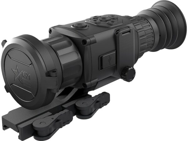 AGM Rattler TS50-640 Thermal Imaging Compact Long Range Rifle Scope 2.6×20.8x 35mm Adjustable Objective Focus 640×512 Resolution Matte For Sale