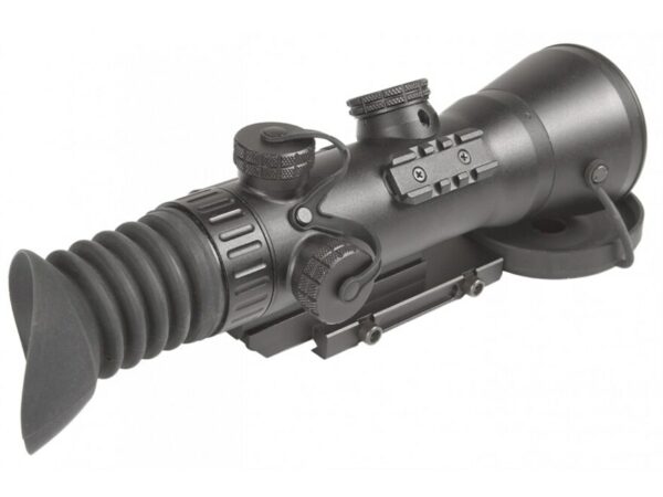 AGM Wolverine-4 NL2 Night Vision Rifle Scope 4x Gen 2+ with Sioux850 Long-Range Infrared Illuminator Matte For Sale
