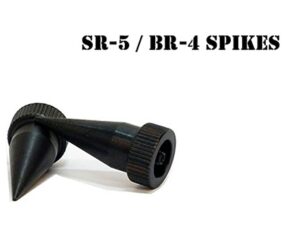 Accu-Tac Spike Feet Set fits SR-5 and BR-4 Bipods Steel Black For Sale