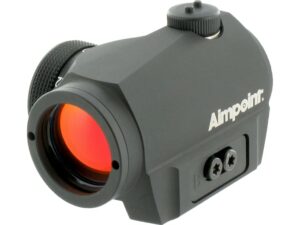 Aimpoint Micro S-1 Red Dot Sight 6 MOA Dot with Adjustable Shotgun Rib Mount Matte For Sale