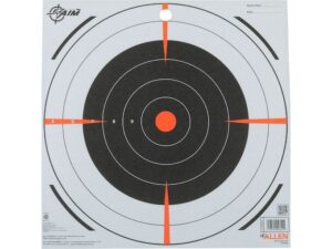 Allen EZ-Aim Bullseye Paper Peel Away Targets 12″ Pack of 100 For Sale