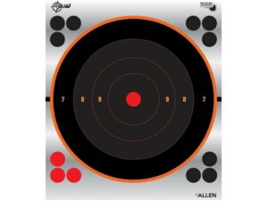 Allen EZ-Aim Reflective Splash Adhesive 9″ Bullseye Target Pack of 6 For Sale