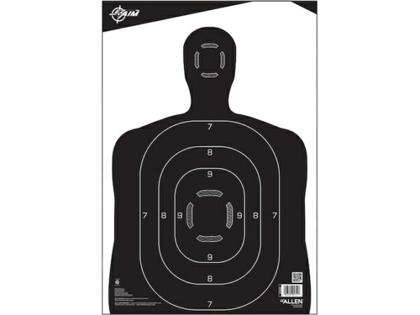 Allen EZ-Aim Silhouette Paper Target 12″x18″ Pack of 25 For Sale