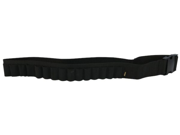 Allen Shotshell Ammunition Carrier Belt Adjustable 25-Round Nylon Black For Sale